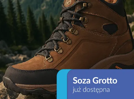 Nowość w naszym sklepie – trekkingowe buty SOZA GROTTO ze skóry naturalnej