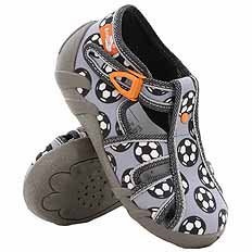 kapcie dziecięce obuwie tekstylne na rzep