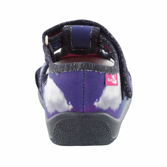 Kapcie dziecięce obuwie tekstylne na rzep