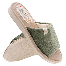 Kapcie damskie obuwie domowe odkryte palce