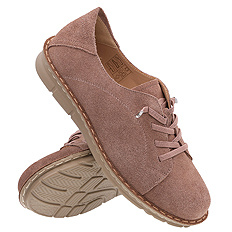 Obuwie damskie półbuty zamszowe