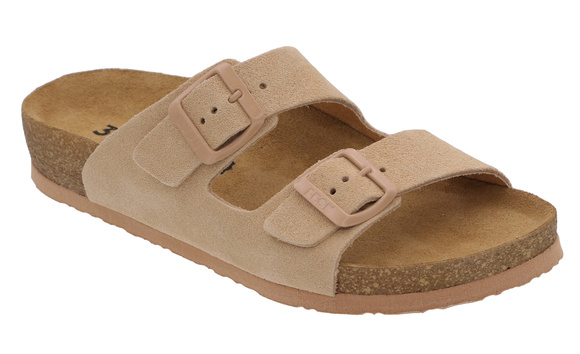 Klapki damskie casual profilaktyczne regulowane