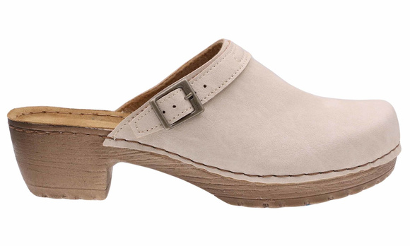 Klapki damskie na klocku