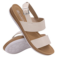 Sandały damskie niskie regulowane