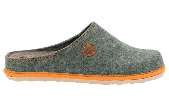 Kapcie damskie wygodne obuwie domowe Filc / wyjmowana wkładka