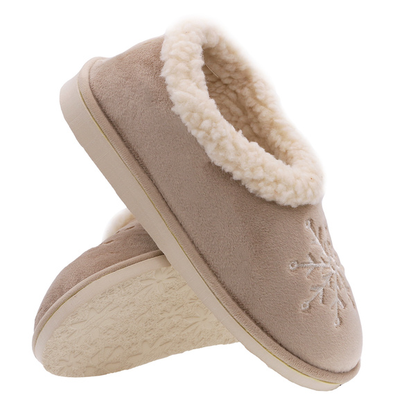 Kapcie damskie obuwie domowe ocieplane