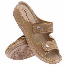 Klapki damskie profilaktyczne na rzepy