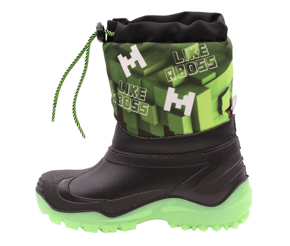 Śniegowce dziecięce na zimę z motywem Minecraft