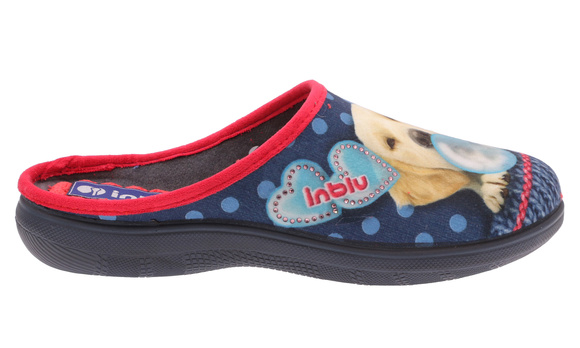 Kapcie damskie obuwie masujące domowe piesek