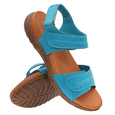 Sandały damskie profilaktyczne na rzepy