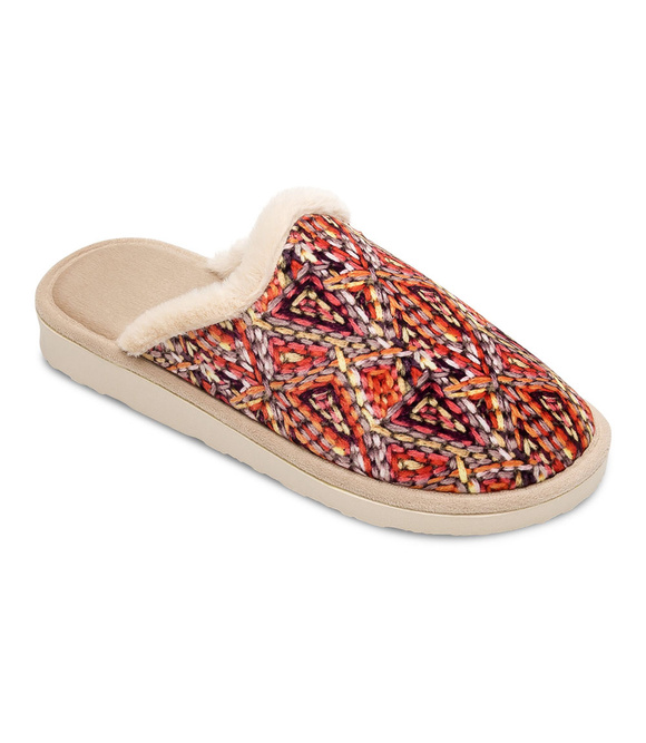 Kapcie damskie obuwie domowe ocieplane