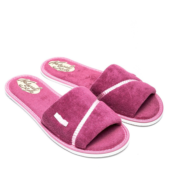 Kapcie damskie obuwie domowe odkryte palce FROTTE