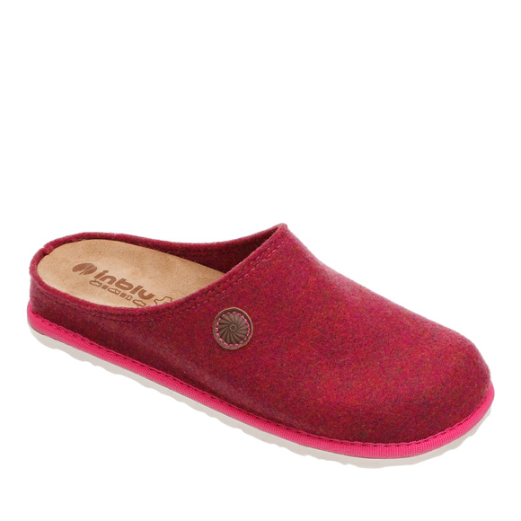 Kapcie damskie wygodne obuwie domowe Filc / wyjmowana wkładka