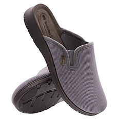 Kapcie męskie obuwie domowe z gumką