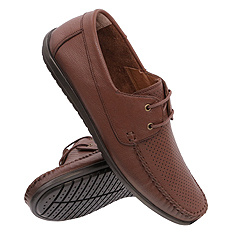 Obuwie męskie półbuty mokasyny sznurowane