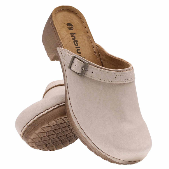 Klapki damskie na klocku