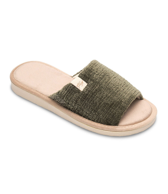 Kapcie damskie obuwie domowe odkryte palce