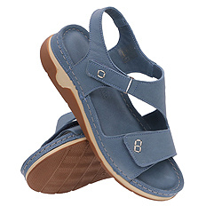 Sandały damskie profilaktyczne na rzepy