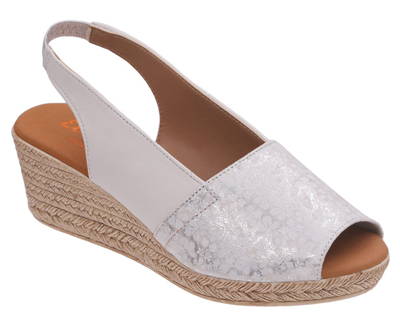 Sandały damskie na koturnie