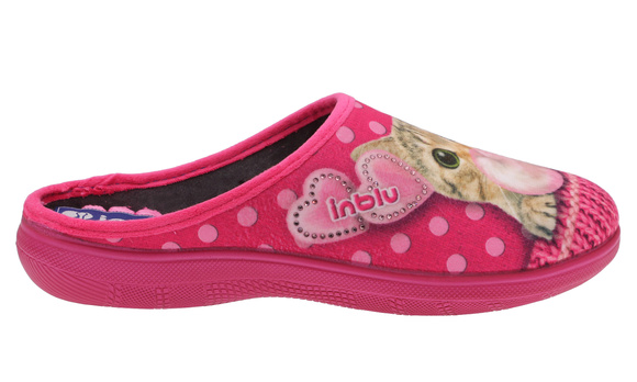 Kapcie damskie obuwie masujące domowe kotek