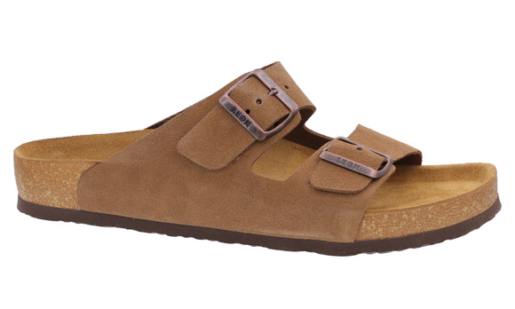 Klapki męskie casual profilaktyczne regulowane