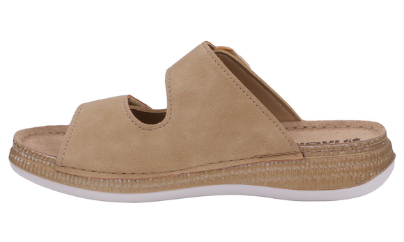 Klapki damskie letnie na rzepy