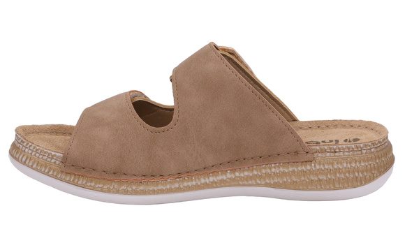 Klapki damskie letnie na rzepy