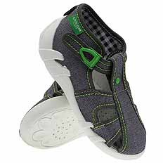 kapcie dziecięce obuwie tekstylne na rzep