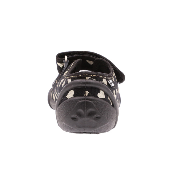 Kapcie dziecięce tekstylne sandałki na rzepy