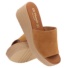 Klapki damskie na koturnie