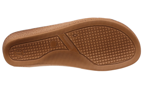 Kapcie damskie obuwie domowe na korku