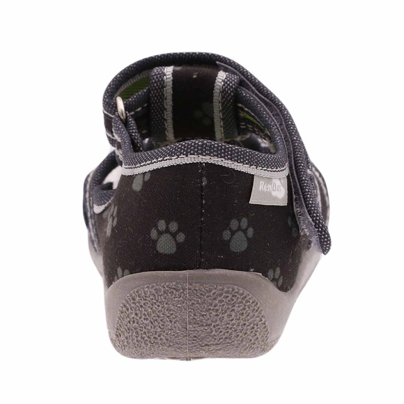 Kapcie dziecięce obuwie tekstylne na rzep