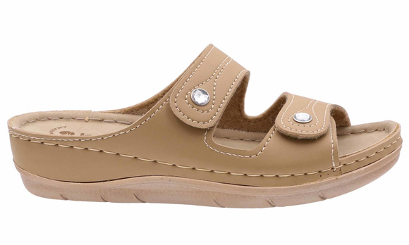 Klapki damskie profilaktyczne na rzepy