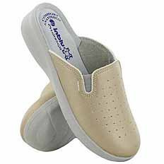 Klapki medyczne damskie z gumką