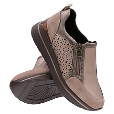 Obuwie damskie sportowe sneakers na suwak