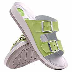 Klapki damskie regulowane z wkładką GEL