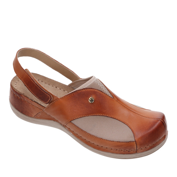 Sandały damskie medyczne na haluksy rzep