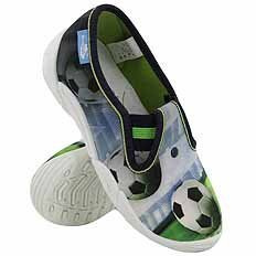 Kapcie dziecięce obuwie tekstylne na gumce