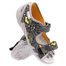 Kapcie dziecięce tekstylne sandałki na rzepy