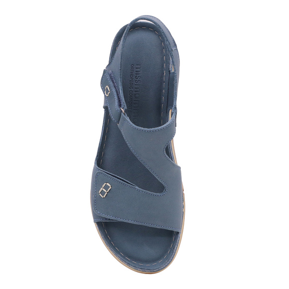 Sandały damskie profilaktyczne na rzepy