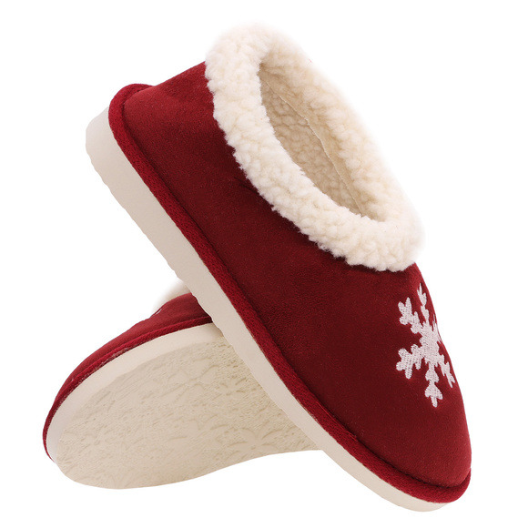 Kapcie damskie obuwie domowe ocieplane