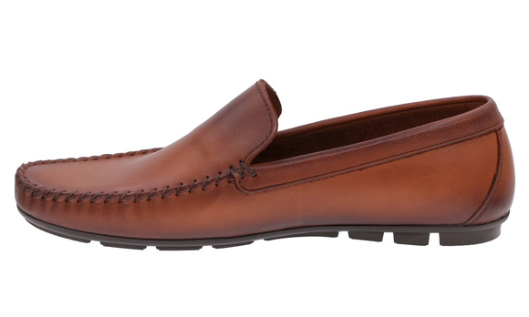 Obuwie męskie mokasyny ze skóry