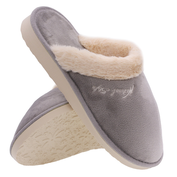 Kapcie damskie obuwie domowe ocieplane