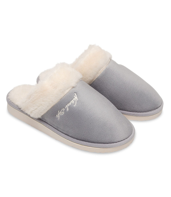 Kapcie damskie obuwie domowe ocieplane