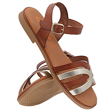 Sandały damskie niskie regulowane