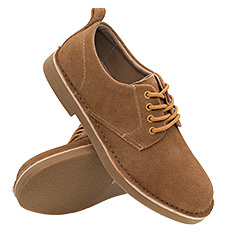 Półbuty męskie zamszowe