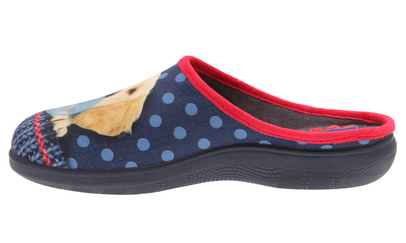 Kapcie damskie obuwie masujące domowe piesek