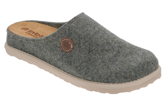 Kapcie damskie wygodne obuwie domowe Filc / wyjmowana wkładka