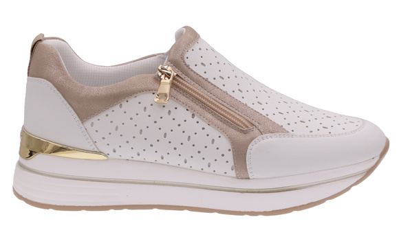 Obuwie damskie sportowe sneakers na zamek