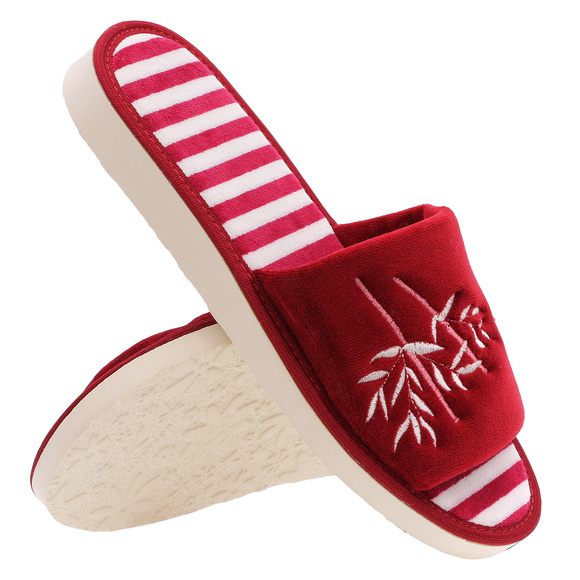 Kapcie damskie obuwie domowe odkryte palce